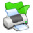  Folder green printer